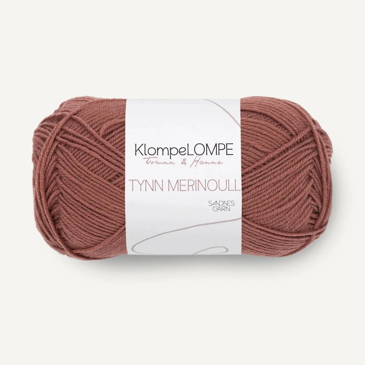 Tynn Merinoull Sandnes Garn / KlompeLompe 4043 Pudderrosa
