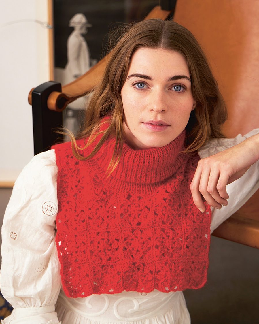 Sandnes opskrift: 2403 NR. 1 FLEUR NECK