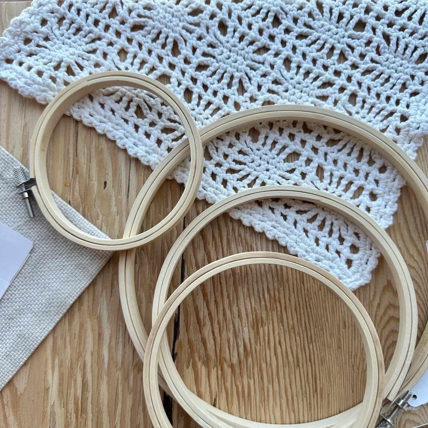 Broderi Ring - Flere Størrelser