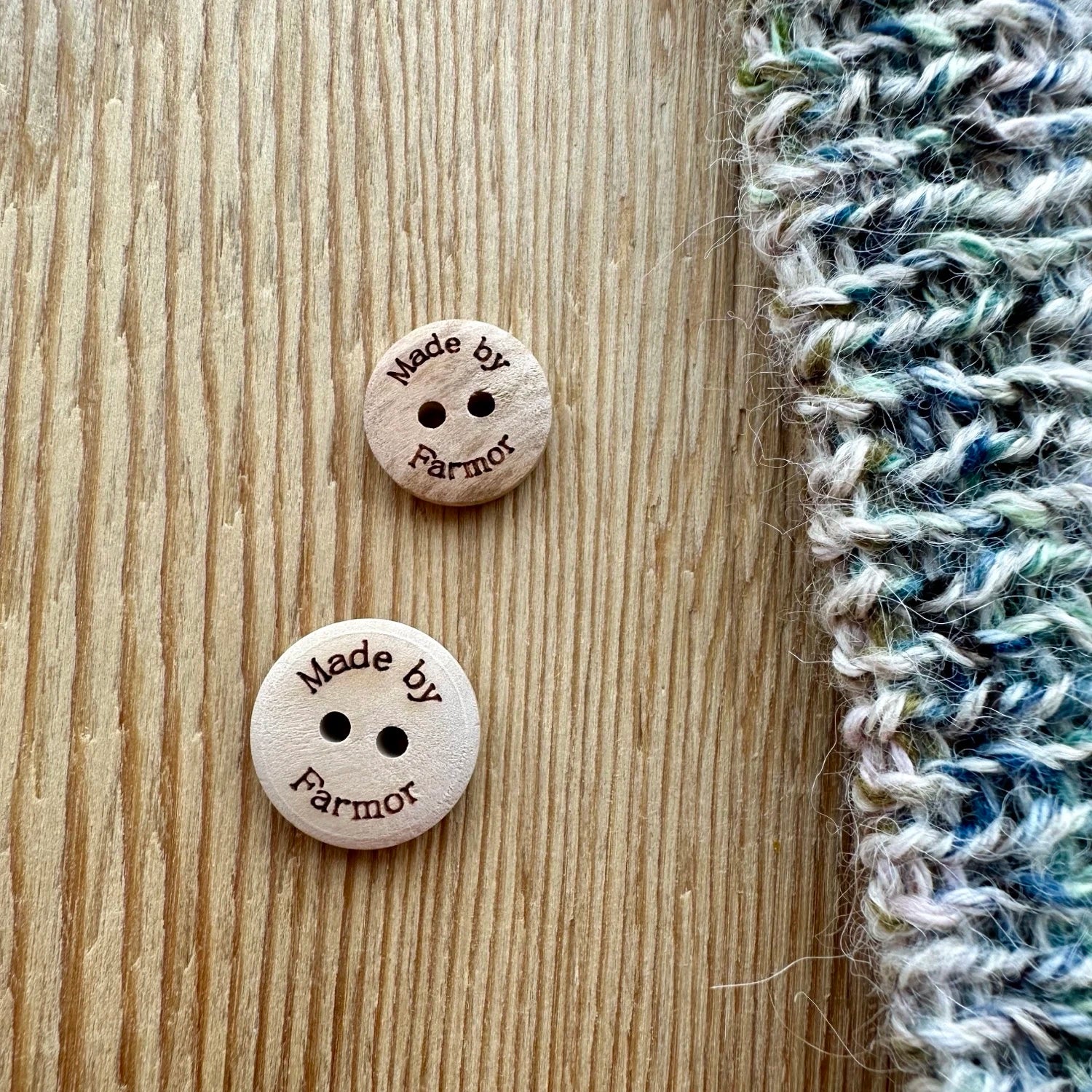 Knapper i træ - Made by