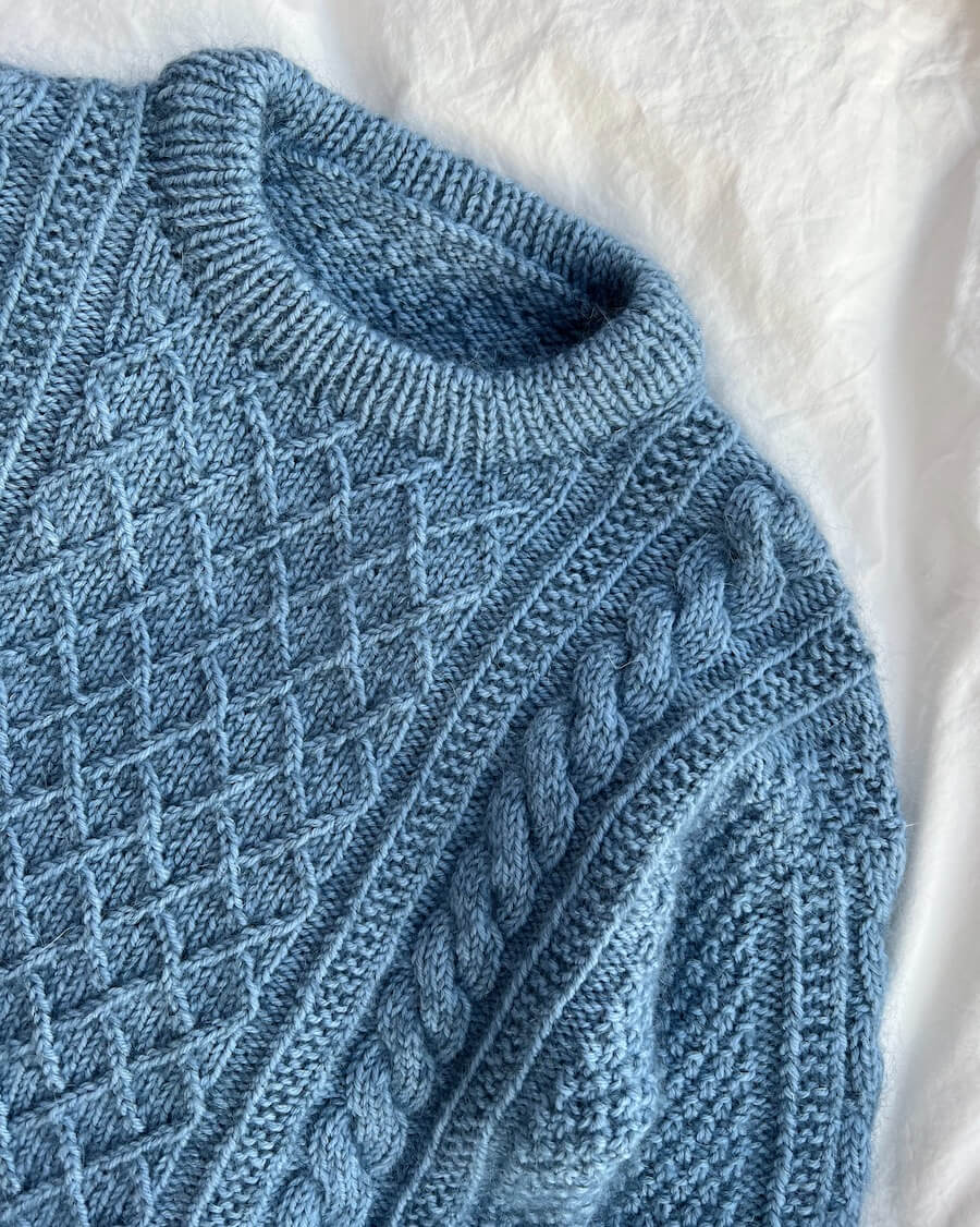 Moby Sweater Junior // Petiteknit - Strikkekit