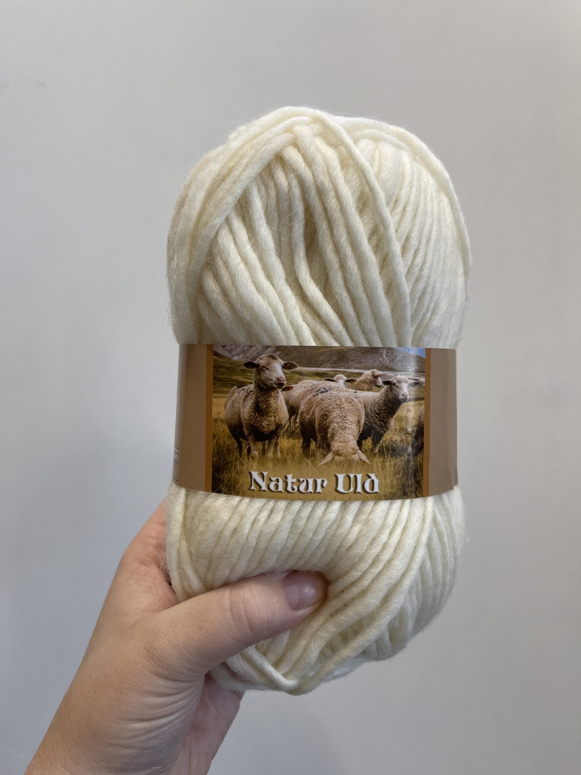 Naturuld Hjertegarn