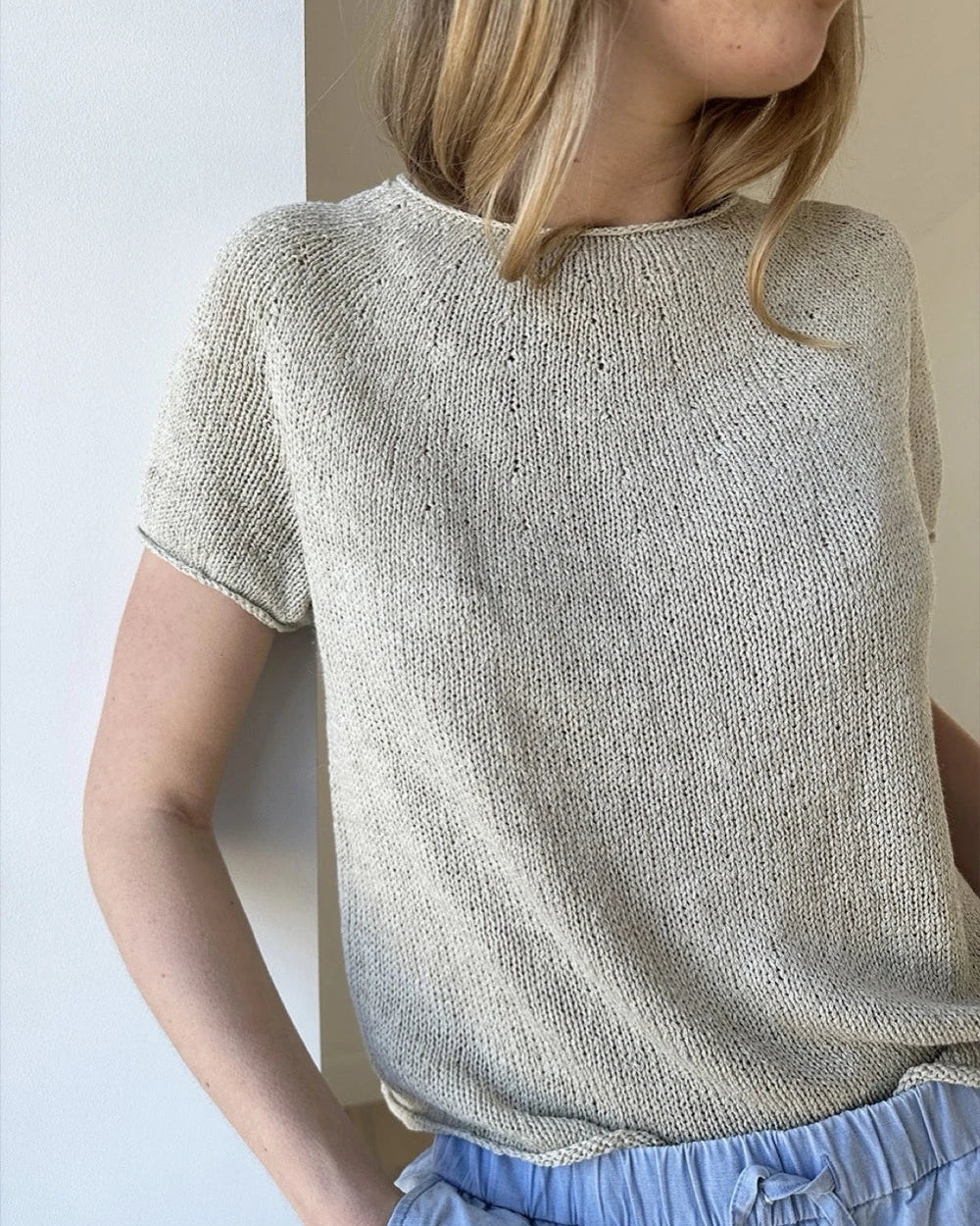 Plain Yoke Tee 22 // Lene Holme Samsøe - Strikkekit