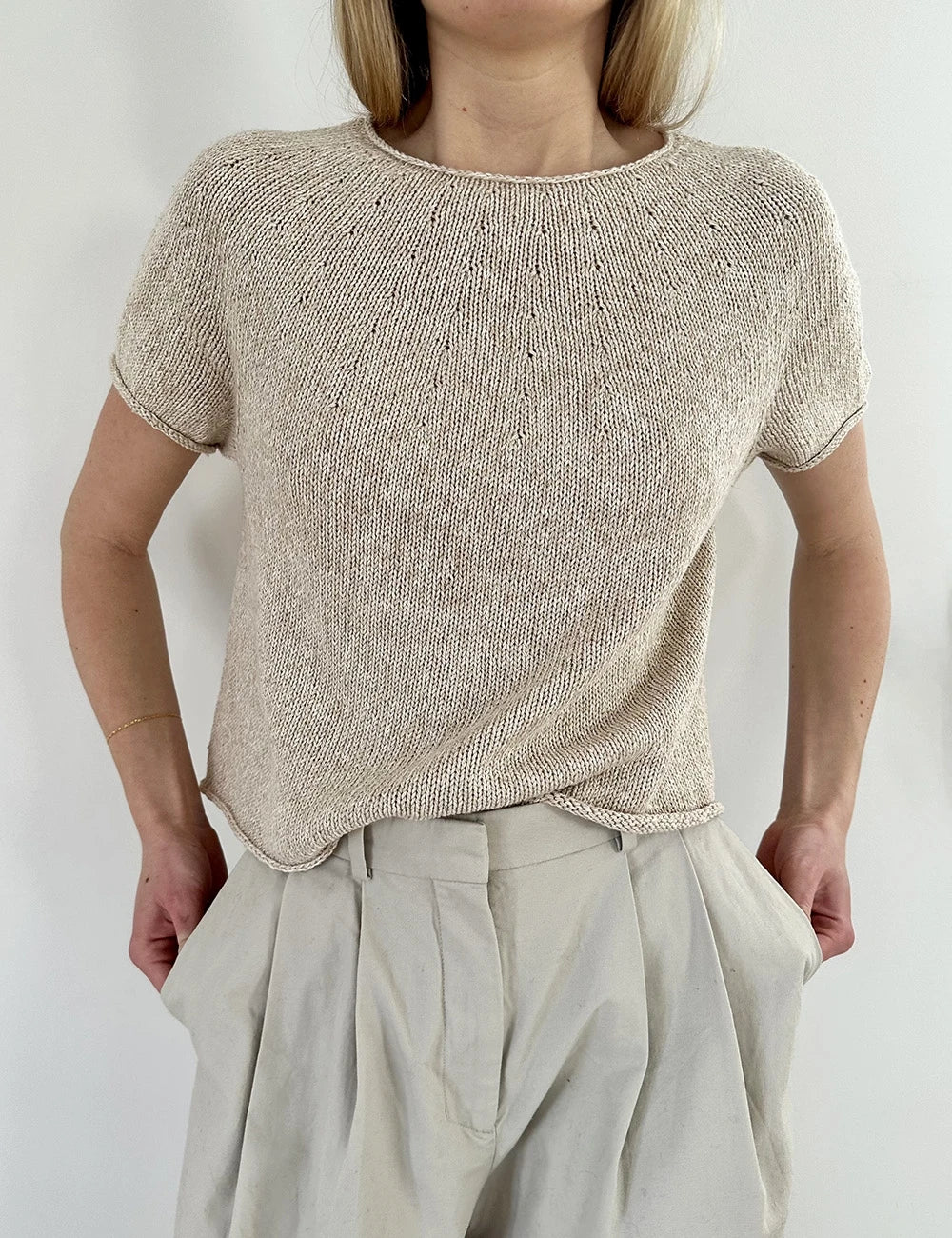 Opskrift: Le Knit - Plain yoke tee 20