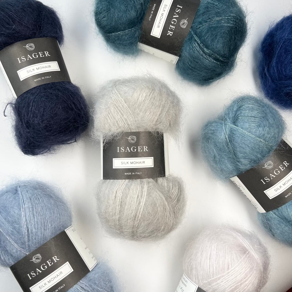 Silk Mohair Isager Garn