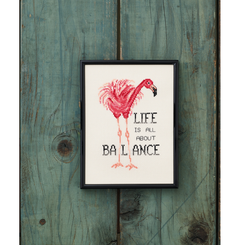 Life is about balance - Broderikit