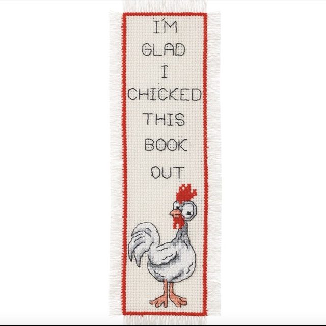 I’m Glad I Chicked This Book Out - Broderikit