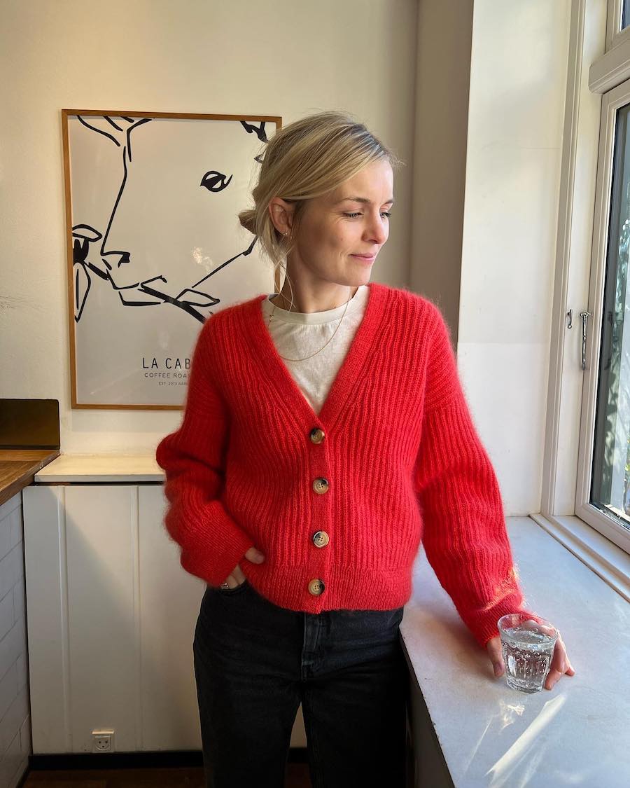 Agnete Cardigan Petiteknit - Udprintet opskrift