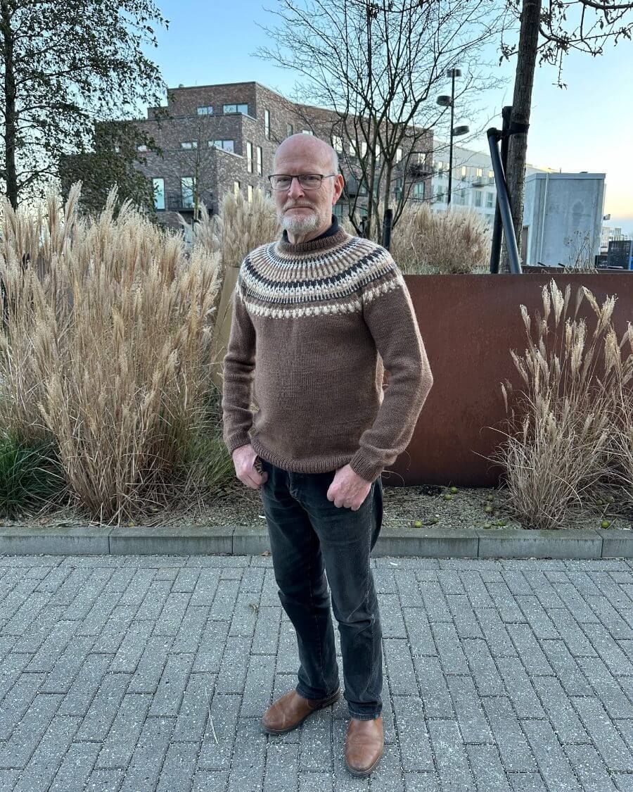 Celeste Sweater Man Petiteknit - Udprintet opskrift