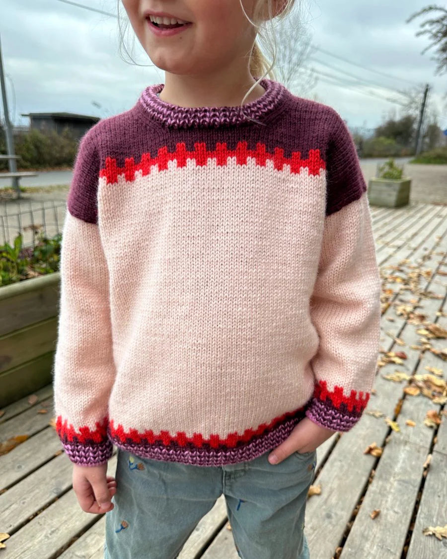 Cross Sweater Junior - Udprintet opskrift