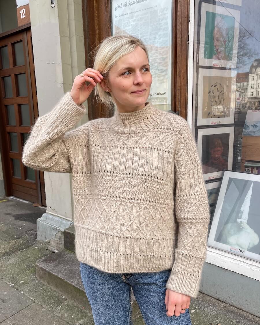 Ingrid Sweater - Jensen Yarn & Silk Mohair Edition // Petiteknit - Strikkekit