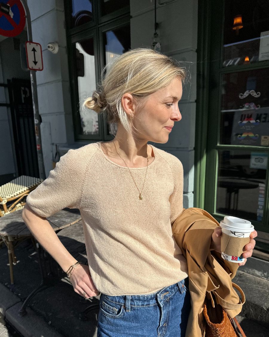 Kumulus Tee O-Neck - Pure Silk // Petiteknit - Strikkekit