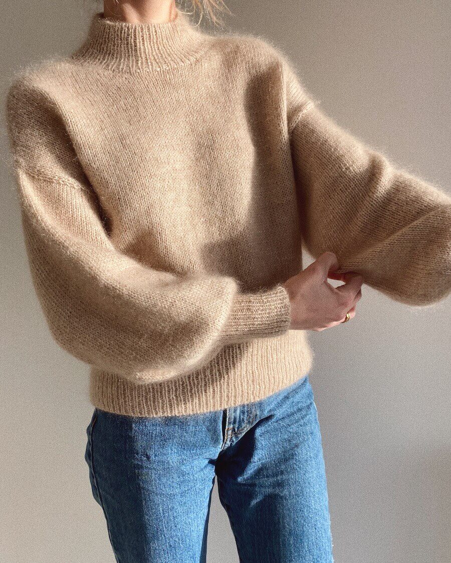 Ballonsweater Petiteknit - Udprintet opskrift