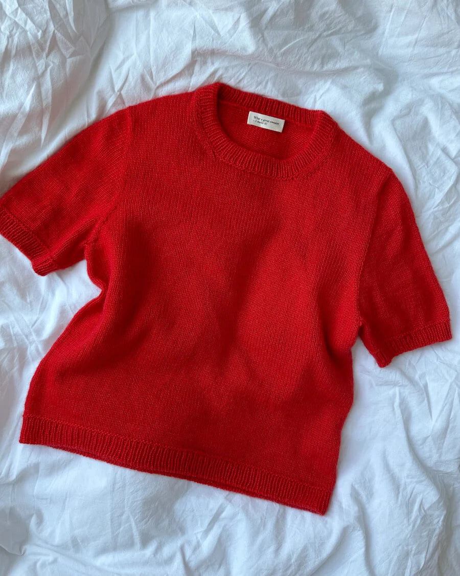 Poppy Tee Petiteknit - Udprintet opskrift