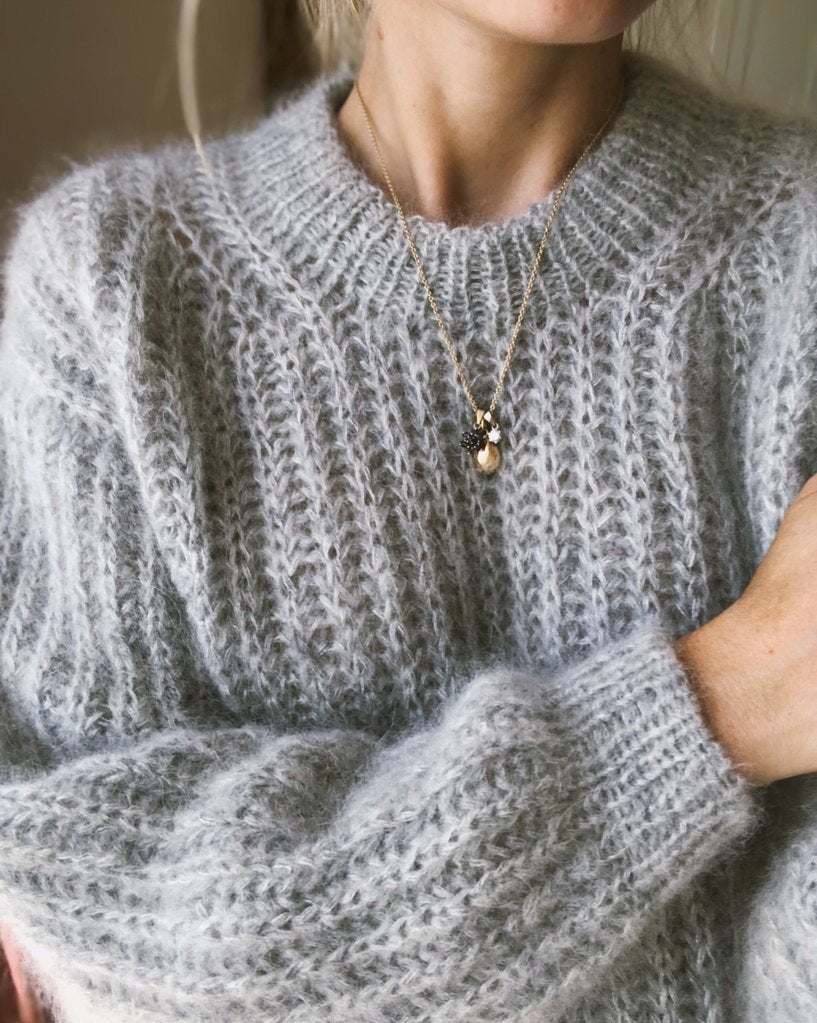 September Sweater - Mohair Edition // Petiteknit - Strikkekit