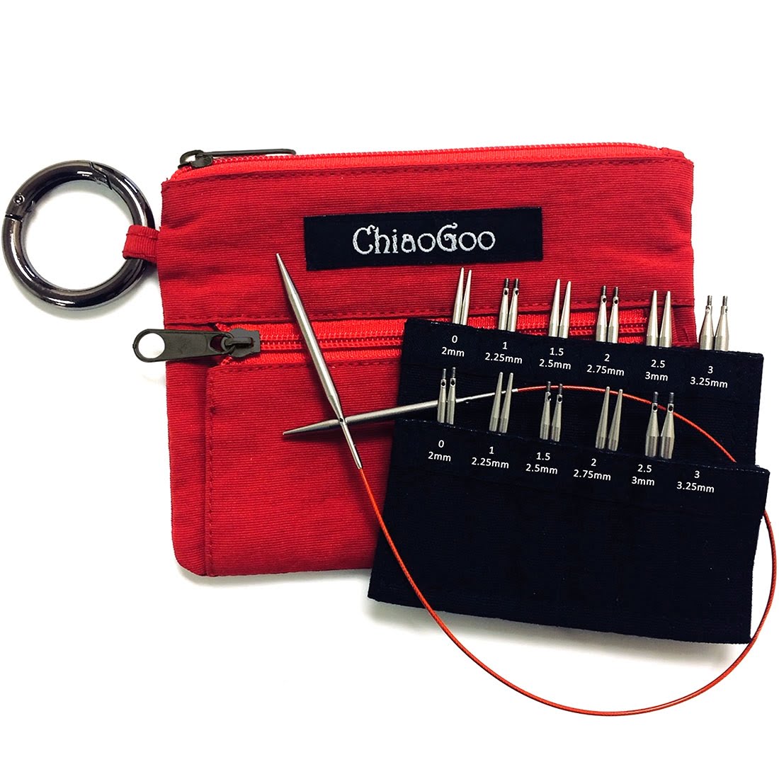 Chiaogoo - twist shorties sæt 5+8 cm mini // Udskiftelige rundpindesæt