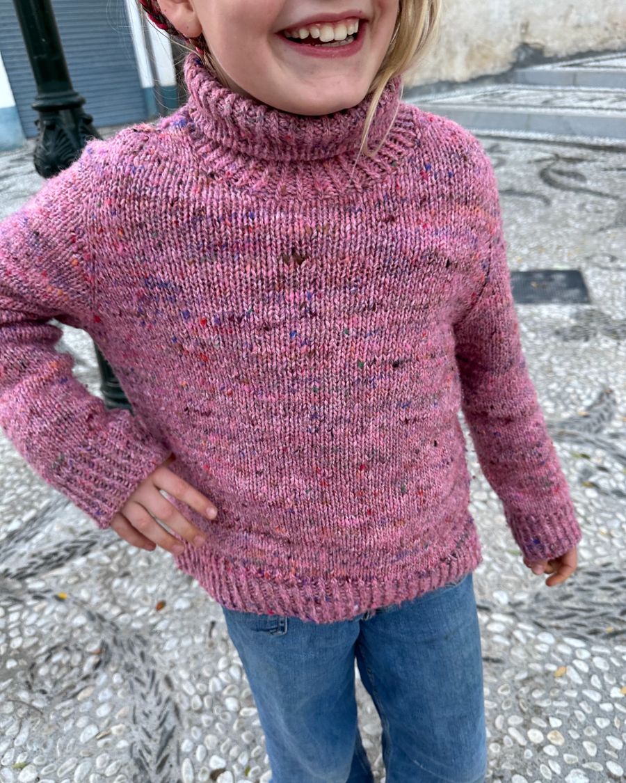 Terrazzo Sweater Junior // Petiteknit - Strikkekit