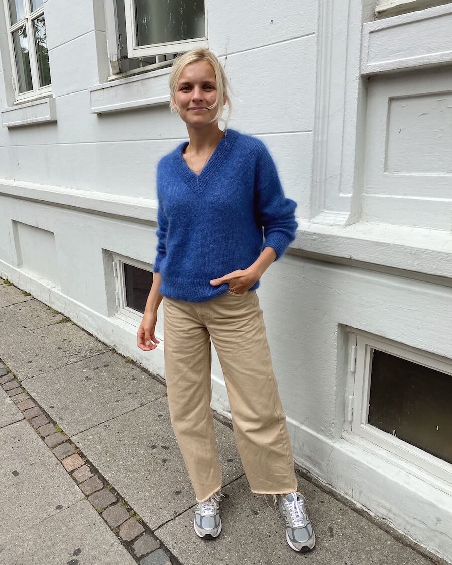 Stockholm Sweater V-Neck Petiteknit - Udprintet opskrift