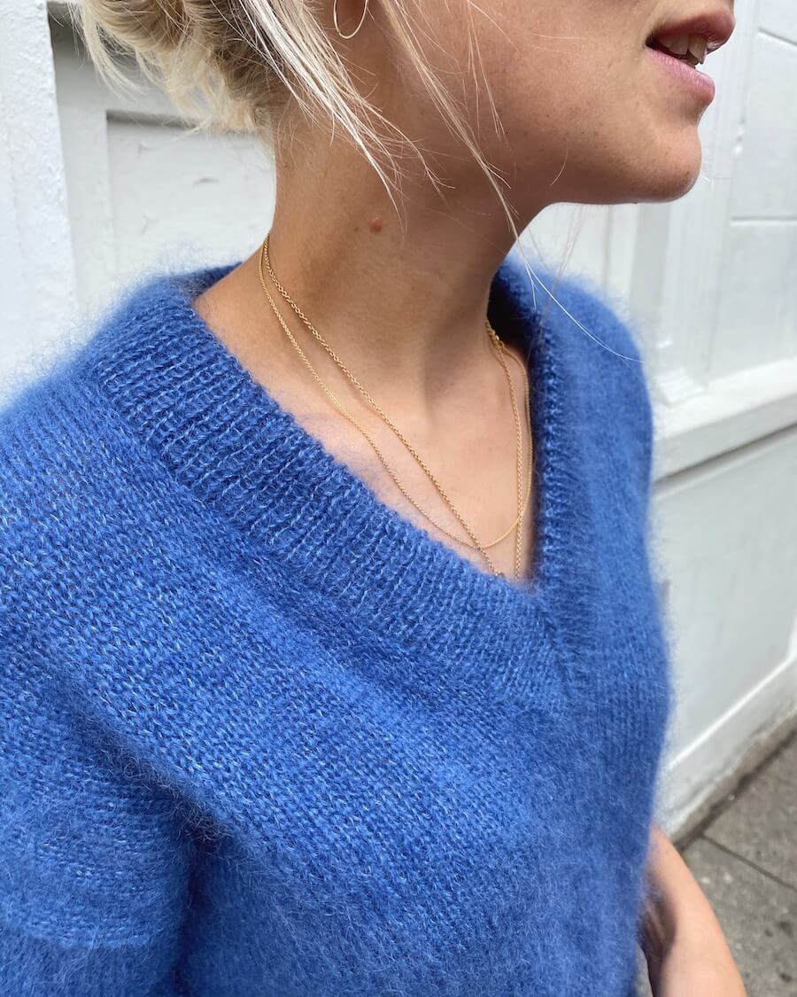 Stockholm Sweater V-Neck Petiteknit - Udprintet opskrift