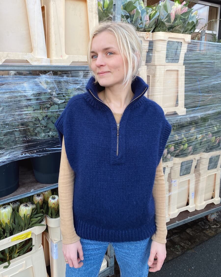 Zipper Slipover Petiteknit - Udprintet opskrift