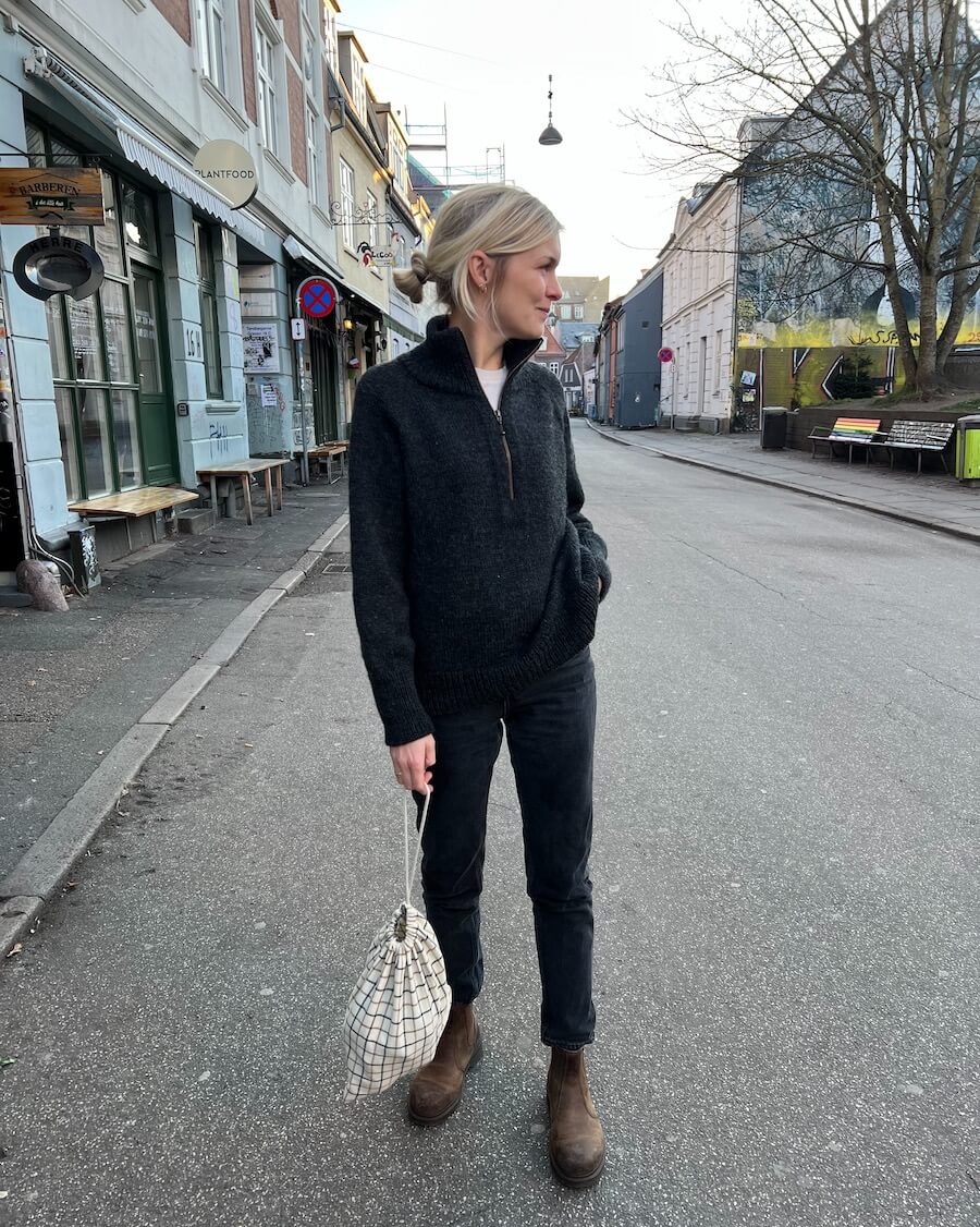 Zipper Sweater Light Petiteknit - Udprintet opskrift