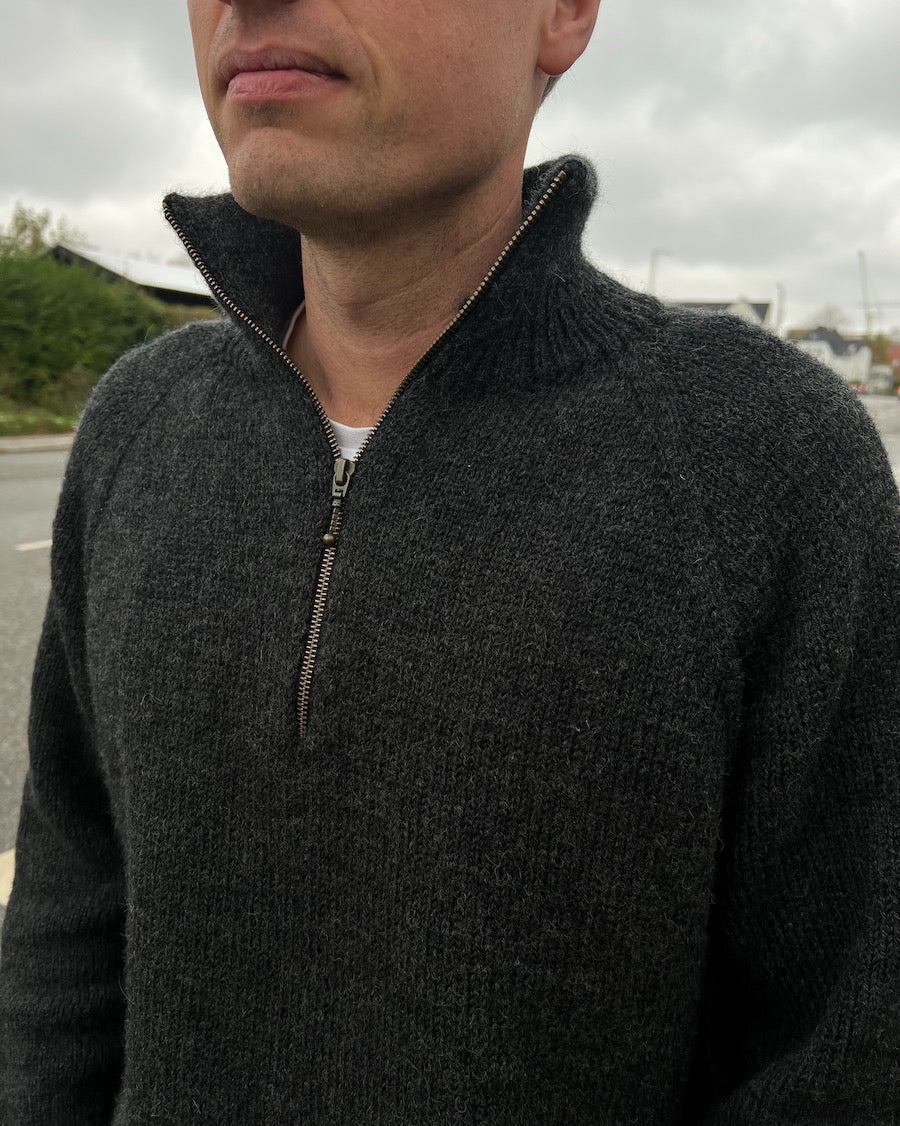 Zipper Sweater Light Man Petiteknit - Udprintet opskrift