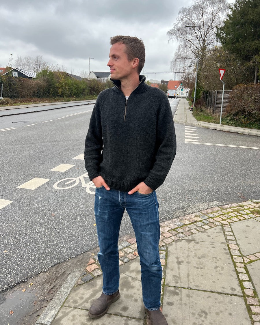 Zipper Sweater Light Man Petiteknit - Udprintet opskrift