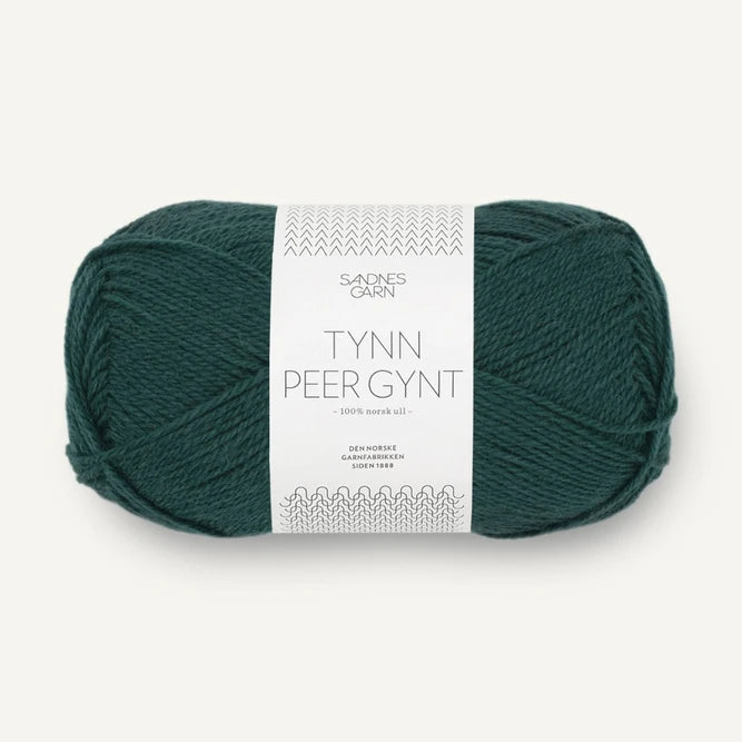 Tynn Peer Gynt 7281 Midnight Teal // Sandnes Garn