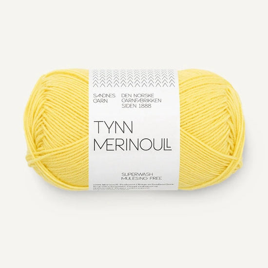 Tynn Merinoull Sandnes Garn 9004 Lemon