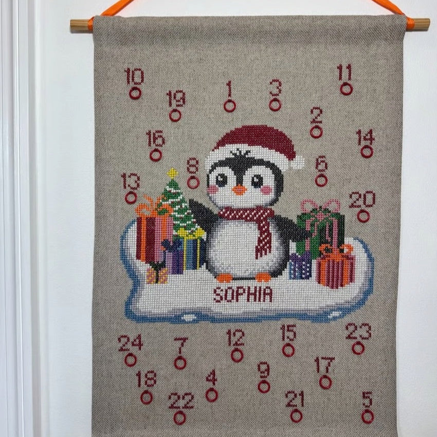 Adventskalender - Penguin Julekalender 2039-6 Str. 38 X 56 Cm.
