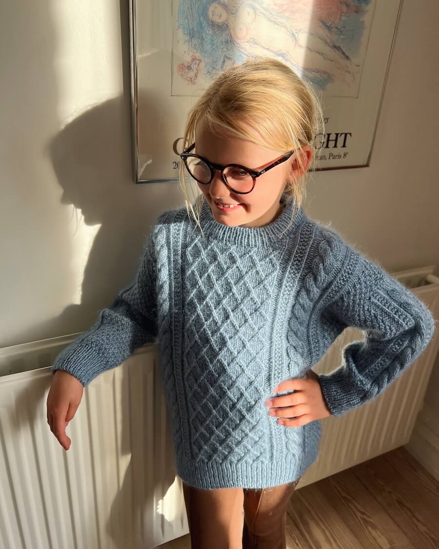 Moby Sweater Junior // Petiteknit - Strikkekit