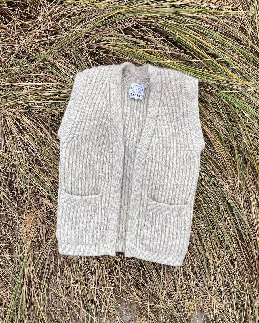 November Vest Petiteknit - Udprintet opskrift