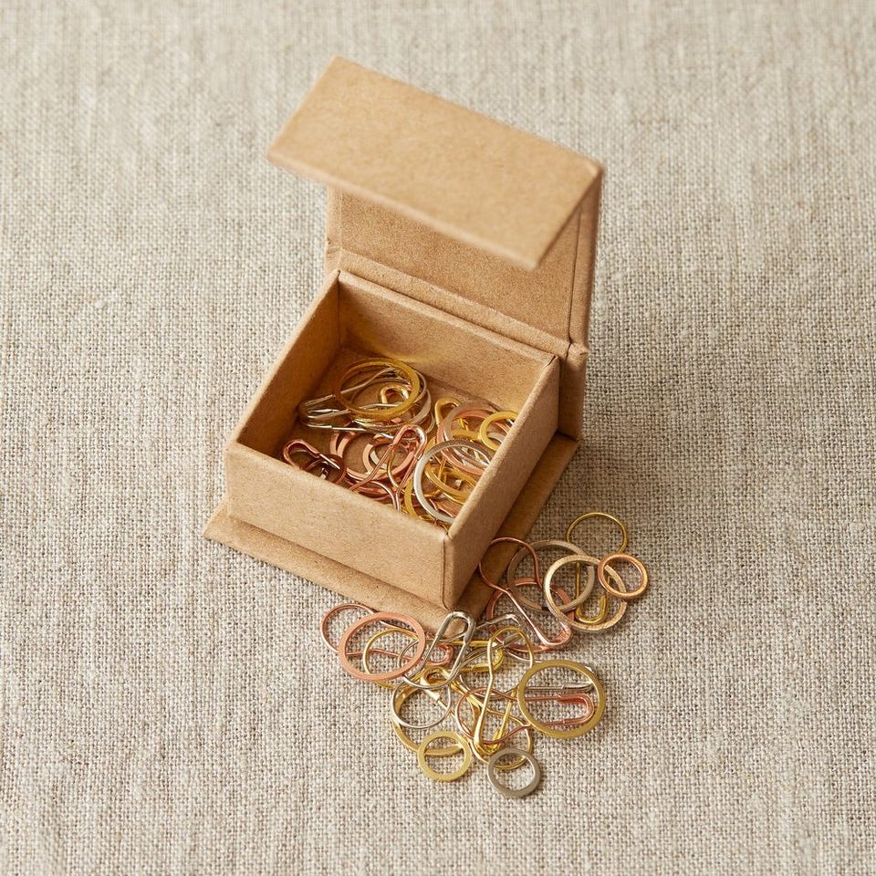 Cocoknits Rækketæller Precious Metal Stitch Marker