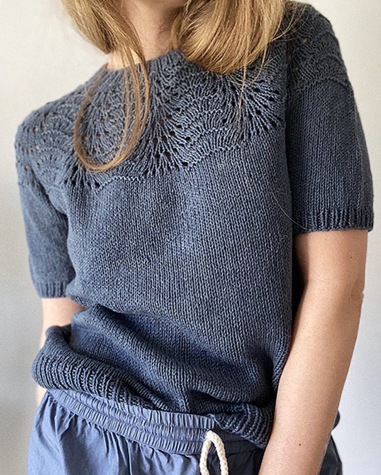 Peacock Tee // Lene Holme Samsøe - Strikkekit