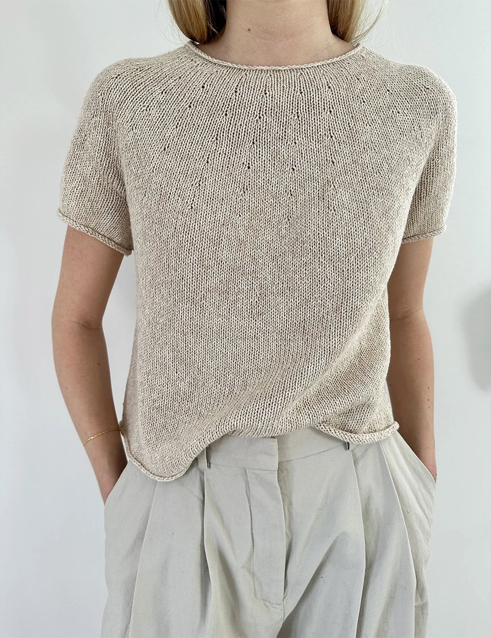 Opskrift: Le Knit - Plain yoke tee 20