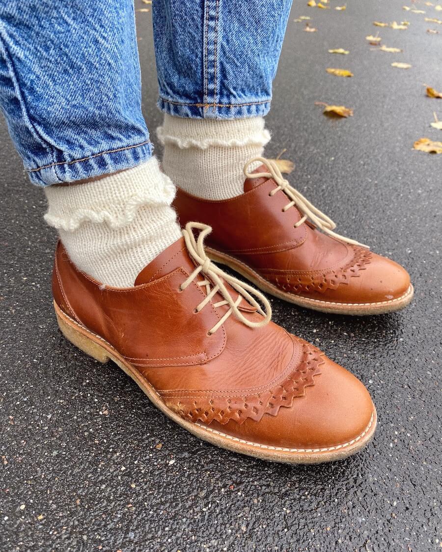 Ruffle Socks Petiteknit - Udprintet opskrift