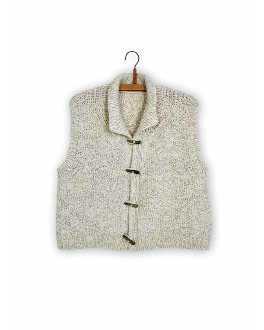 Opskrift: Texture Vest fra Isager