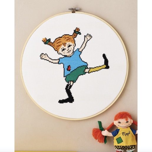 Pippi Langstrømpe - Broderikit
