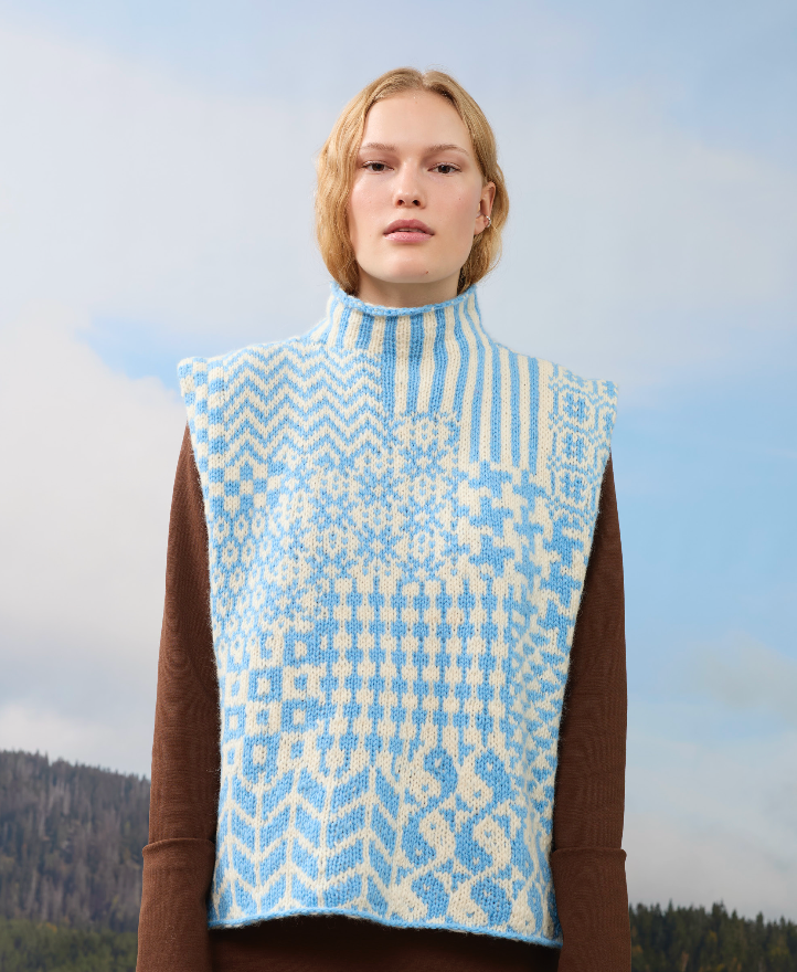 Nordic Mix Vest // Rauma Garn - Opskrift PDF