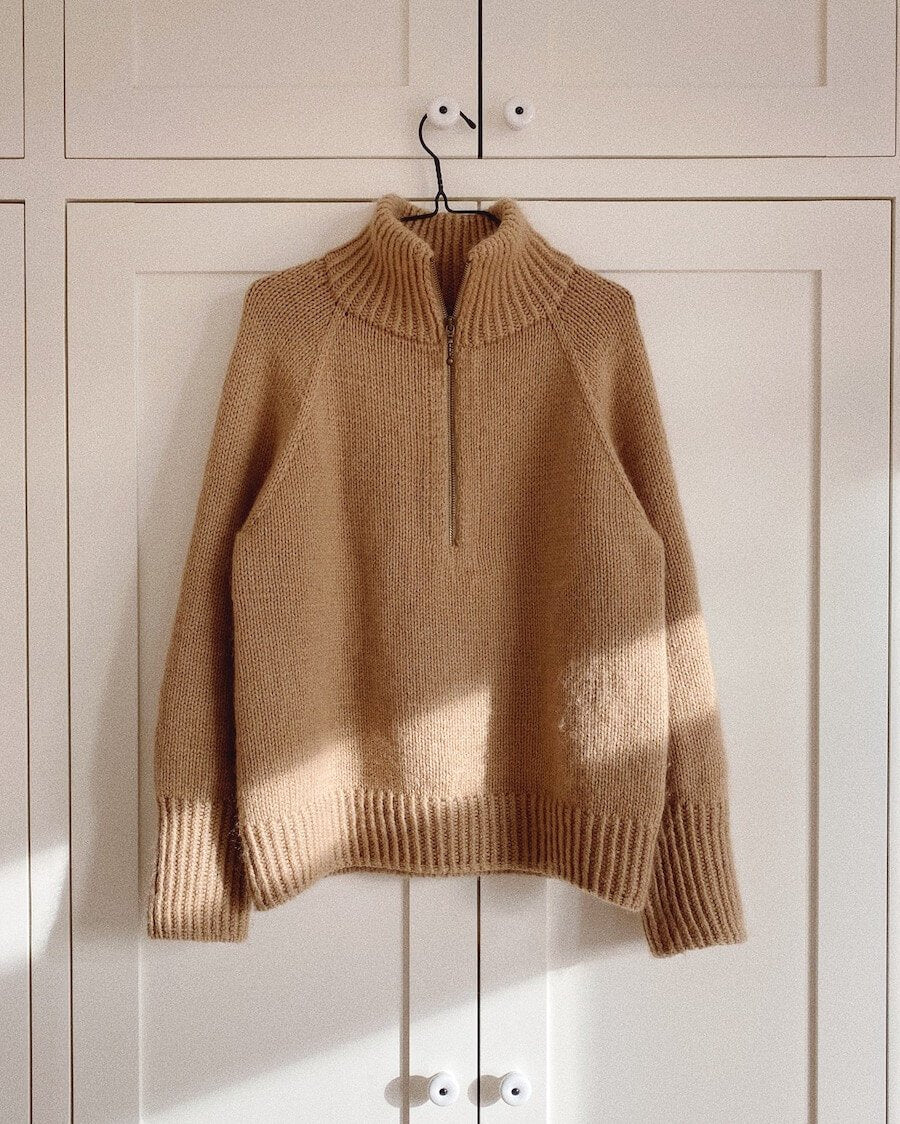 Zipper Sweater // Petiteknit - Strikkekit