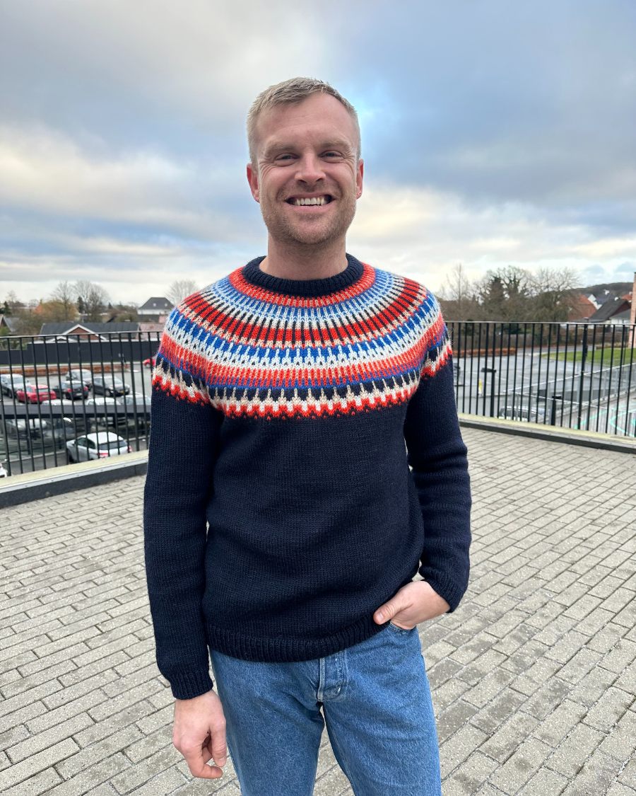 Celeste Sweater Man Petiteknit - Udprintet opskrift