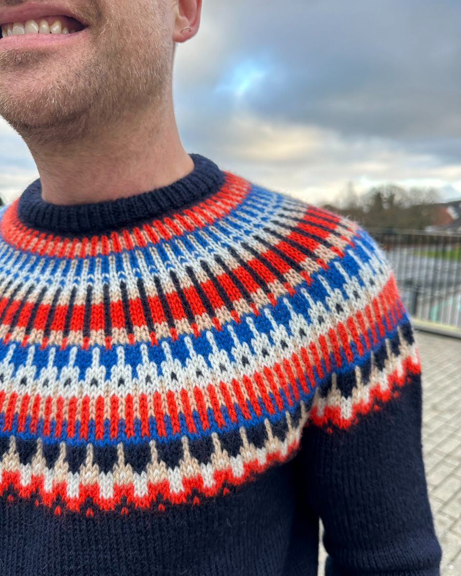 Celeste Sweater Man Petiteknit - Udprintet opskrift
