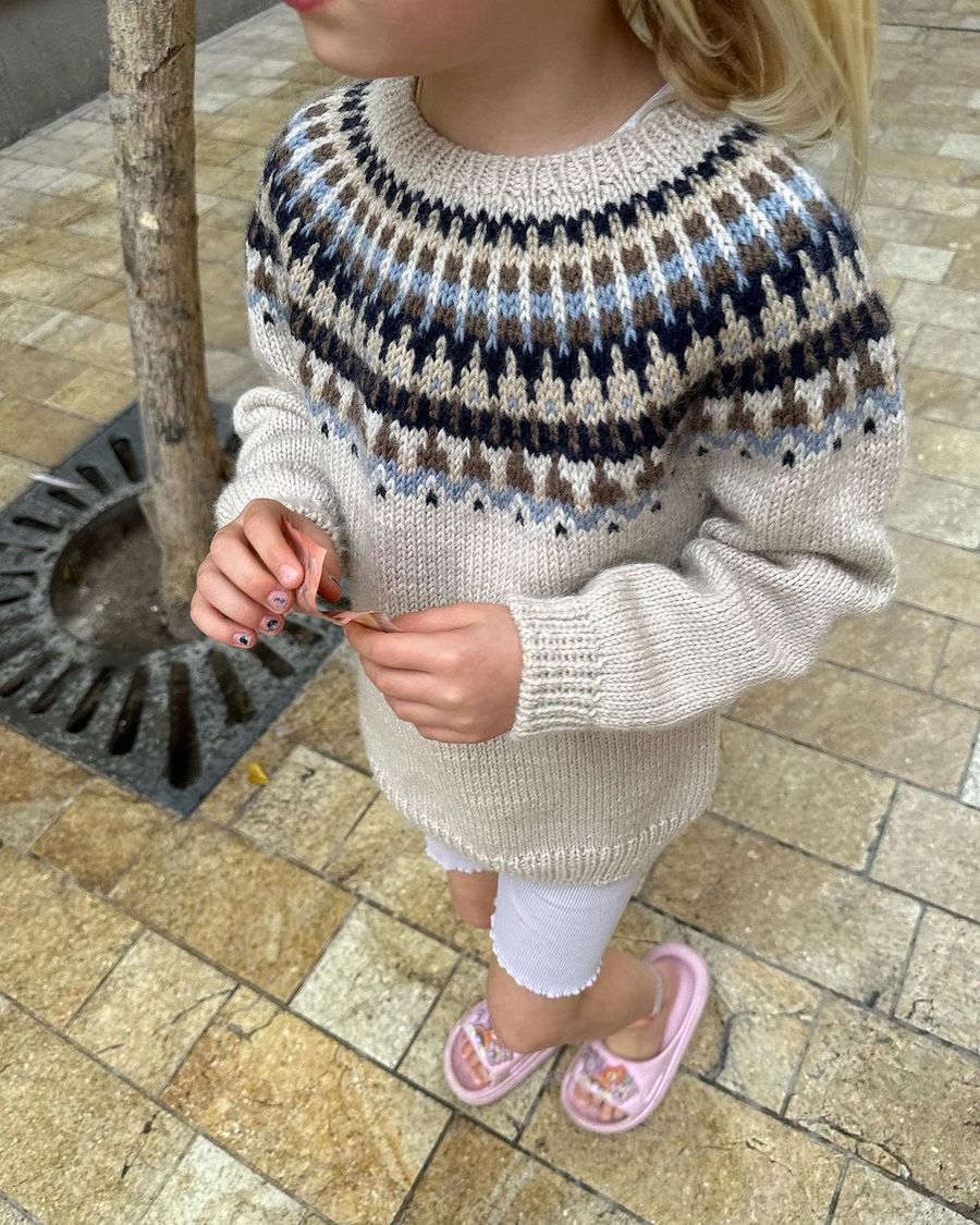 Celeste Sweater Junior Petiteknit - Udprintet opskrift