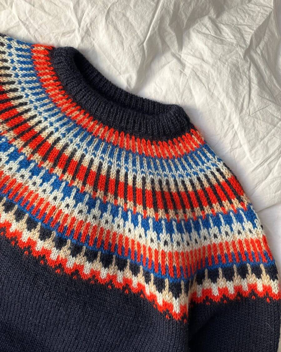 Celeste Sweater Man Petiteknit - Udprintet opskrift