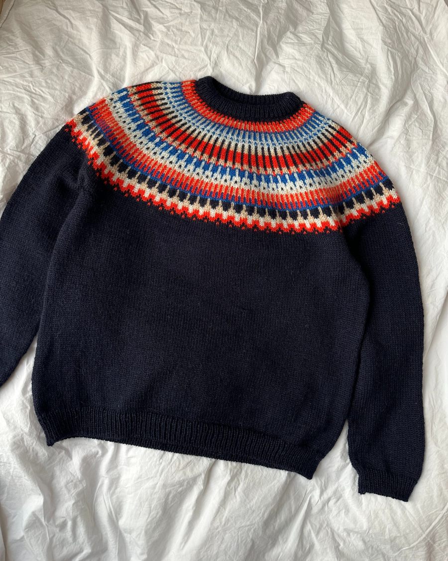 Celeste Sweater Man Petiteknit - Udprintet opskrift