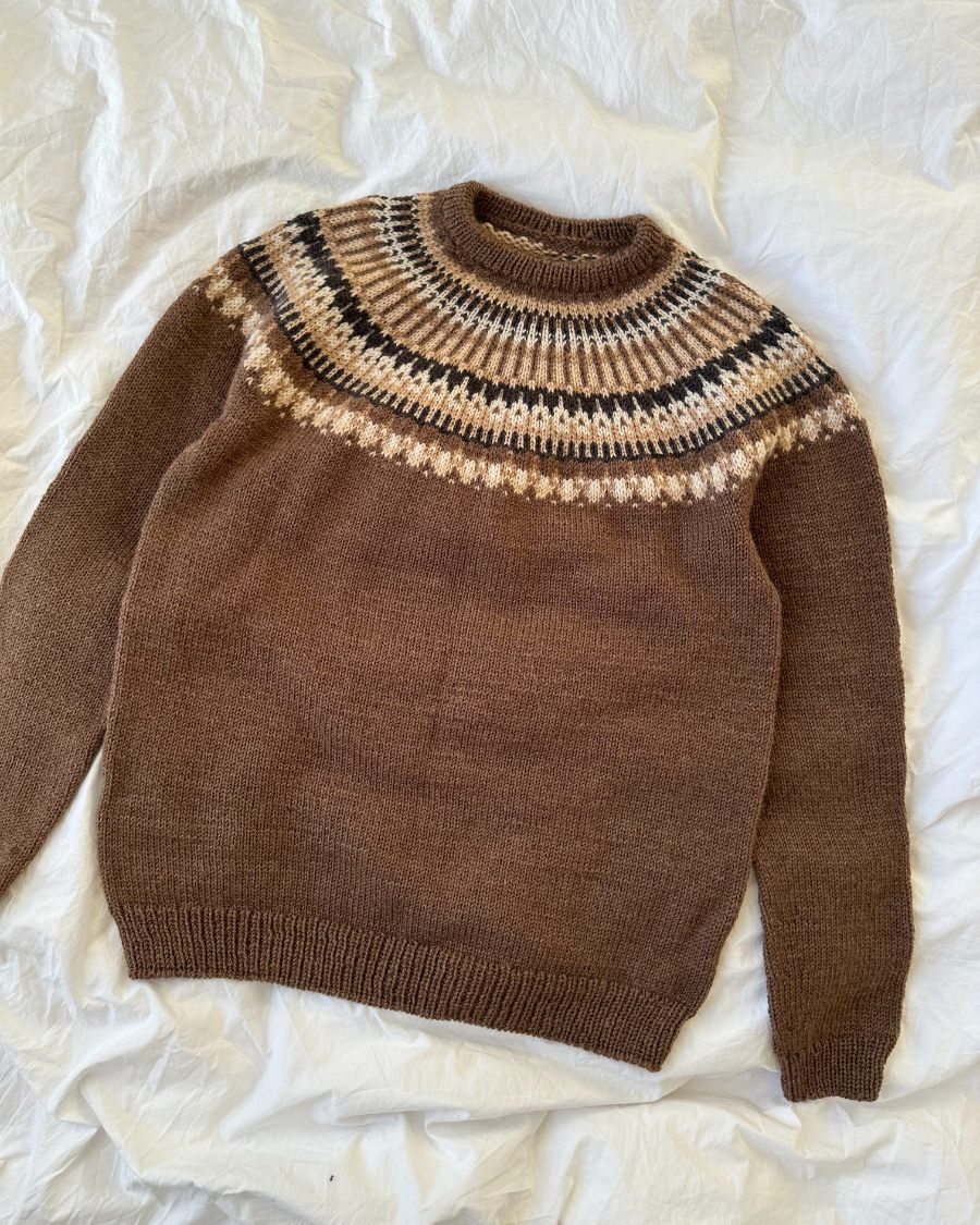 Celeste Sweater Man Petiteknit - Udprintet opskrift