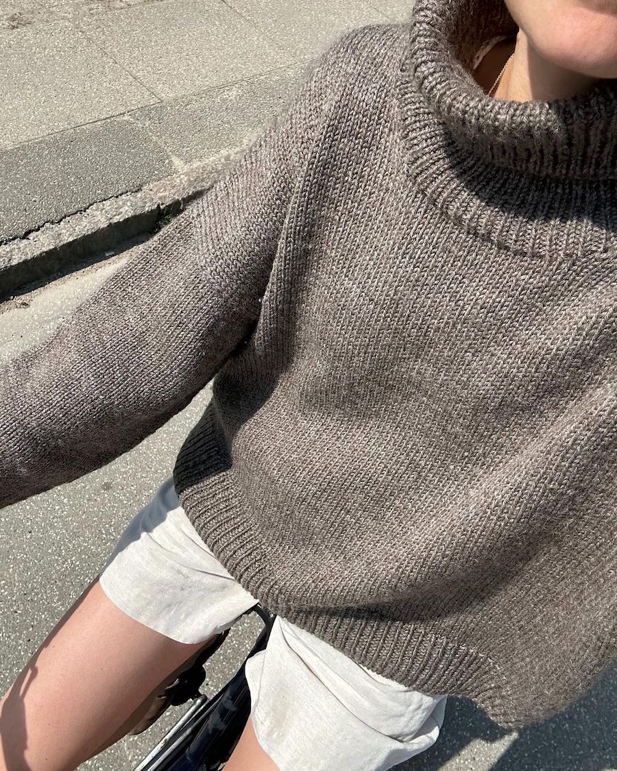 Chestnut Sweater Petiteknit - Udprintet opskrift