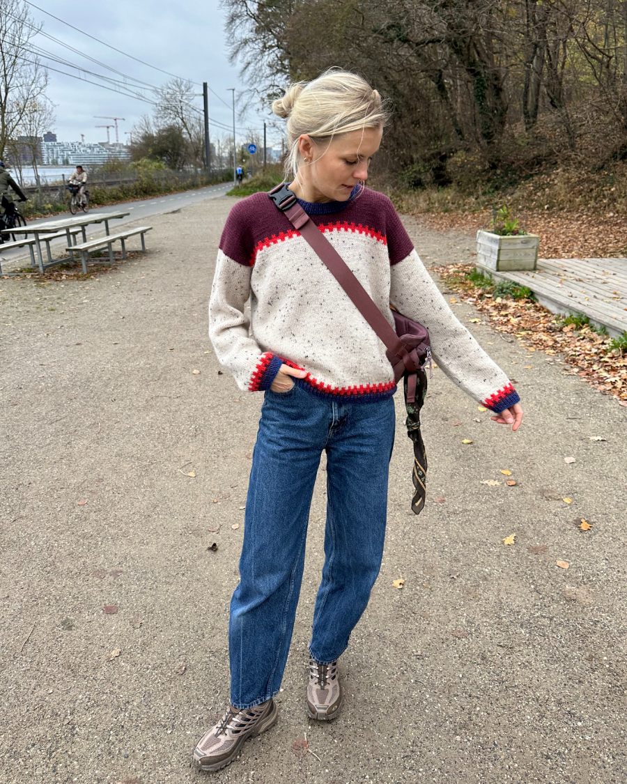 Cross Sweater Petiteknit - Udprintet opskrift