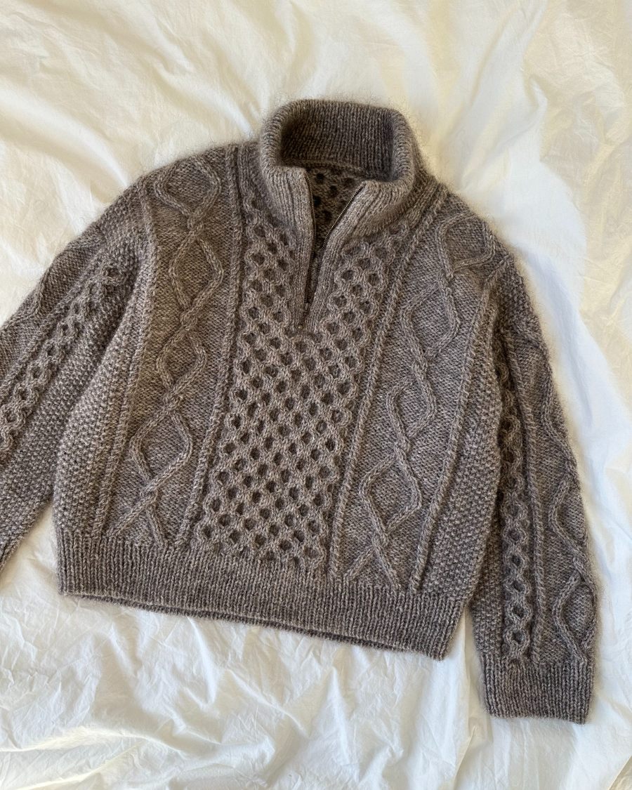 Dagmar Zipper Sweater // Petiteknit - Strikkekit