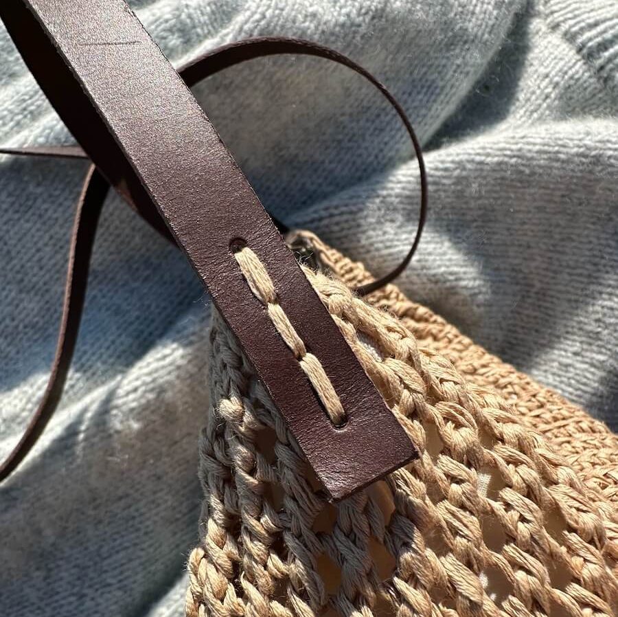 Petiteknit Læderrem til Florence Bag